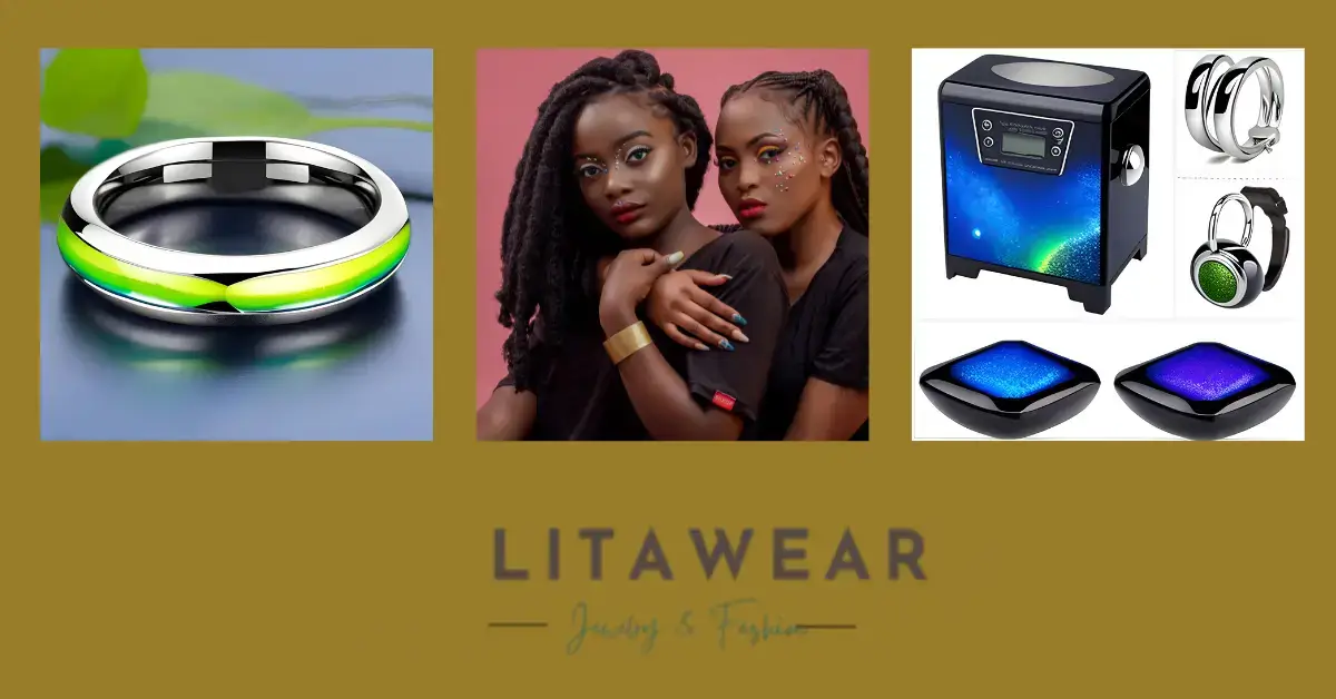 how mood rings work jewelry machine and two african young women braided hair wearing arm accessory